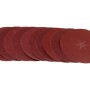 LUX Schleifscheiben-Set, 125 mm, für Bohrmaschinen, grobe Körnung (K50/K80) für Holz- und Metallbearbeitung.