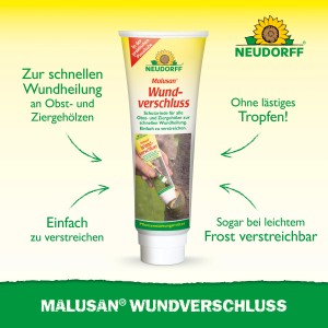 Neudorff Malusan Wundverschluss in Pinseltube, 275ml, für Obst- und Ziergehölze.
