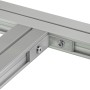 GS Terrassen Verbindungswinkel für Aluprofil, 45x23mm, zur Rahmenverbindung mit Schrauben.