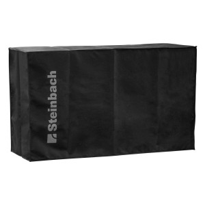 Schwarze Steinbach Abdeckung für Wärmepumpe Silent 5, Schutz vor Witterungseinflüssen.