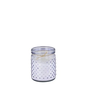 Mica Decorations Duftkerze Zitronelleöl, bunt sortiert, Ø 10cm, im Glas