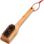 Weber Grillbürste mit Bambusgriff, 30 cm, zur Reinigung von Holzkohlegrills.