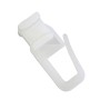 Weißer Gardinia Duo X-Gleiter (25er-Pack) für Gardinenschienen und -stangen.