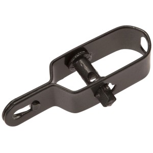 Conacord Drahtspanner 10 cm, anthrazit, aus verzinktem Stahl für Zaunbau.