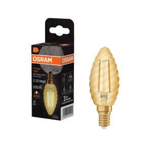 Osram Leuchtmittel E14 Kerzenform 2.400 K 220 lm 2,5 W