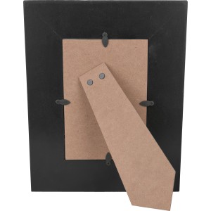 Rückseite des schwarzen Bilderrahmens Ancient Secrets 10x15 cm mit Aufsteller.