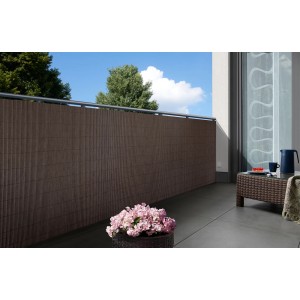 Floraworld Sichtschutz Premium Plus 90 cm x 300 cm Dunkelbraun