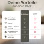 K-Möbel Glasboden Erweiterungsset Vorteile für 1-türige Standvitrine im Überblick.