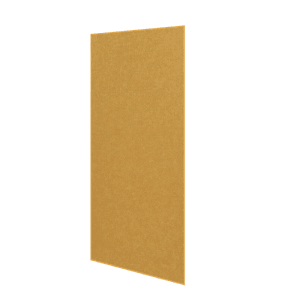 Jangal Modular Wall Dekor-Paneel, orange, 52x104 cm, mit gefasten Kanten. Filz-Wandpaneel.