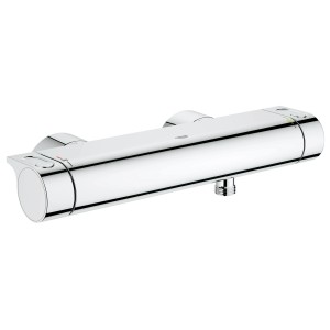 Grohe Grohtherm 2000 Thermostat-Brausebatterie DN 15 in Chrom für die Wandmontage.