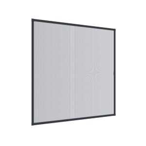Windhager Insektenschutzrahmen Expert, 100x120 cm, anthrazit, für Fenster.