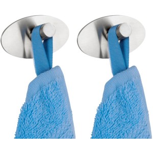 Wenko Wandhaken Piceno Edelstahl matt selbstklebend 2er Set