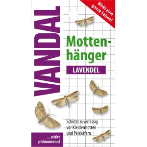 Vandal Mottenhänger Lavendel zum Schutz vor Kleidermotten und Pelzkäfern.