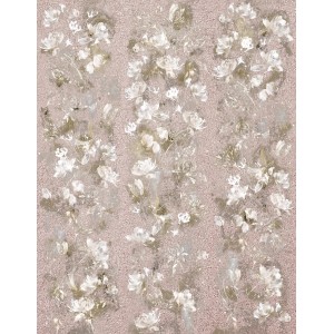 Marburg Vliestapete Blumen Crushed-Optik Modern 270 cm x 210 cm Beige