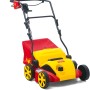 Wolf-Garten Elektro-Vertikutierer VA 378 E, 1800 W, rot und gelb.