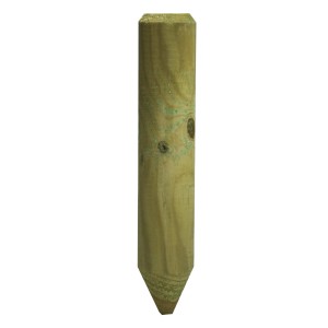 Mini-Palisade, druckimprägniert, Ø 6 cm, 30 cm lang, aus Holz, für Beeteinfassung.