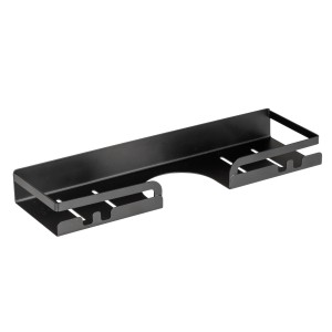 Wenko Duschstangencaddy Altarella S 35,5 cm x 4 cm x 10,5 cm Schwarz