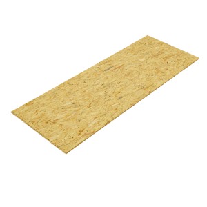 OSB-3 Verlegeplatte, 15 mm stark, mit Nut und Feder, 205x62,5 cm. Holzwerkstoffplatte für Innenausbau.