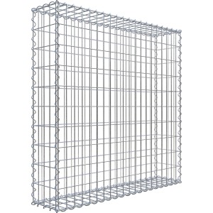 Gabiona Gabionenkorb 100 cm x 100 cm x 20 cm Maschenw 5 cm x 10 cm
