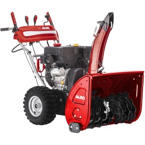 Al-Ko Benzin-Schneefräse 700.4 E mit 7,8 kW Leistung, rotes Gehäuse.