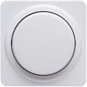 Kopp Abdeckung für Dimmer mit Druck-Wechselschalter Europa Artikweiß