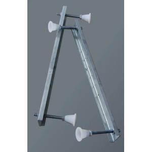 Set Badewannenfüße für Körperformbadewannen bis 80cm Breite.
