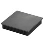 Schwarzer GS Terrassen Stopfen 41x41 mm für Easy Construct System.