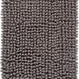 Grauer Lalee Badteppich Fluffy (40x60 cm) mit weichem Flor für Badezimmer.