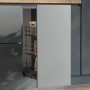 Emuca Auszugswagen Supra mit Unterfederung und Sanfter Schließung Modul 300 mm Stahl Verchromt_3