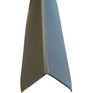 Grauer, selbstklebender Knickwinkel, 18x18mm, 5m Länge. Ideal für Sockelleisten.