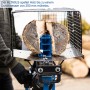 Scheppach HL760LS Holzspalter in Aktion: Holz wird gespalten.