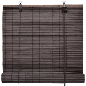 Braunes Bambusrollo Sol Royal SolDecor B86, 60x160cm, für Fenster und Türen.