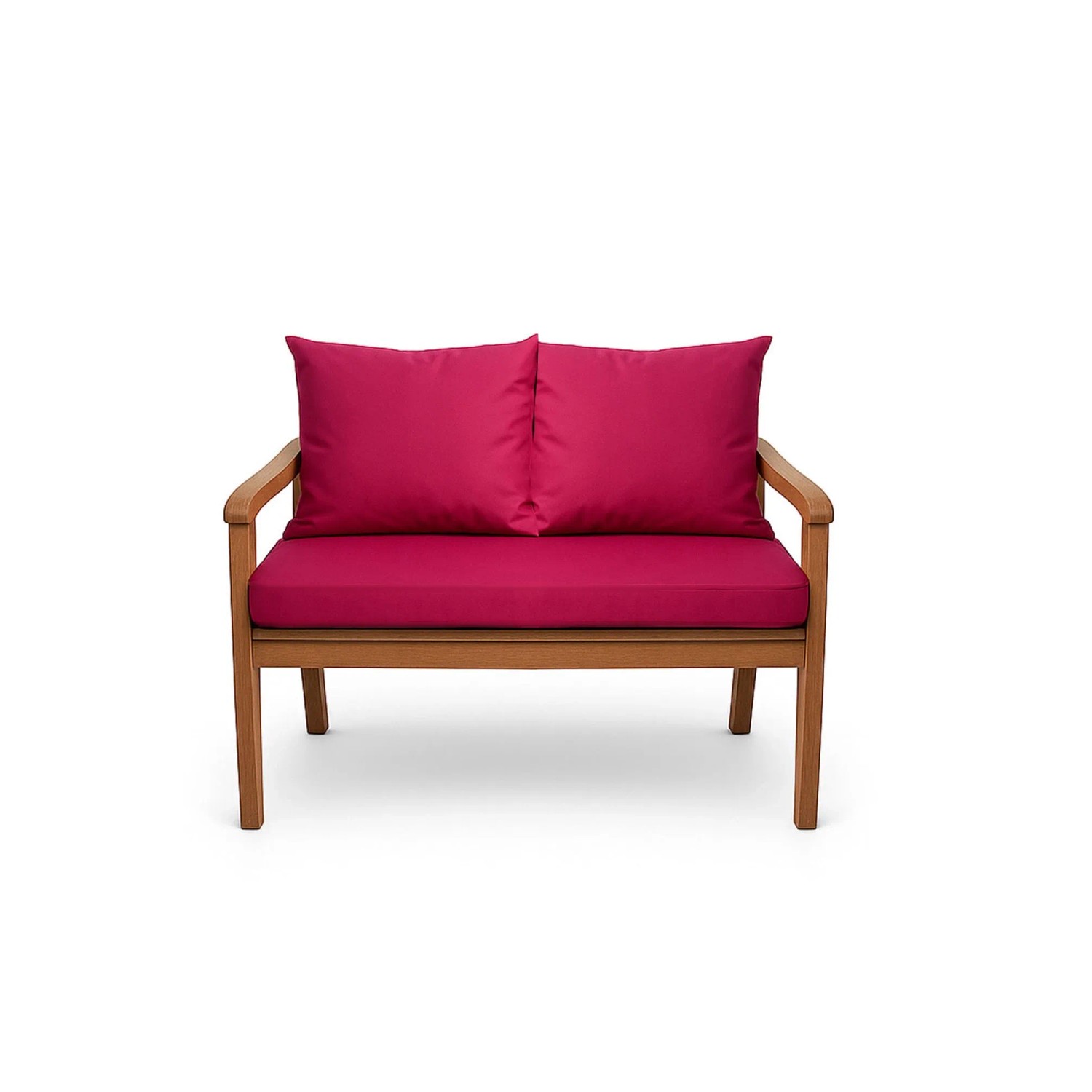 Setgarden Bankkissen-Set, Rose, für 2-Sitzer Gartenbank: Sitzkissen und 2 Rückenkissen.