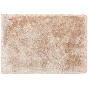 Kayoom Hochflorteppich Cosy 210 in Champagner, 120x170 cm. Weicher, handgemachter Teppich.