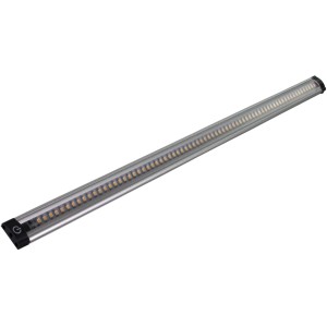 REV Ritter LED Unterbauleuchte, 30 cm, silber, dimmbar mit Touch-Schalter.