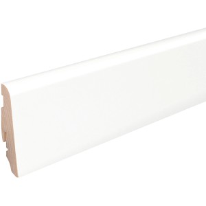 FN Neuhofer Sockelleiste SU060L Fichte/Kiefer Starkfolie Dekor Weiß