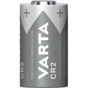 Varta Lithium CR2 Batterie, Spezialbatterie für Kameras, lange Lagerfähigkeit.