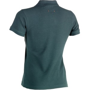 Grünes Herock Damen Polo-Shirt Freya, kurzärmlig, Größe M, Rückansicht.