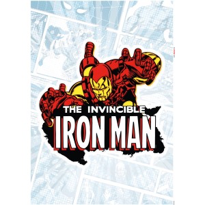 Komar Deko-Sticker: Iron Man Classic Wandtattoo, 50x70 cm. Selbstklebend und ablösbar.