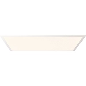 Weißes, eckiges 60x60 cm LED-Panel Buffi für Deckenaufbau mit warmweißem Licht.