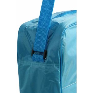 Blaue Connabride Kühltasche, 14 Liter, mit Tragegurt. Ideal für den Transport von gekühlten Lebensmitteln.