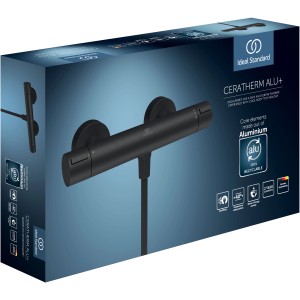 Ideal Standard Brausethermostat Aufputz DN 15, Schwarz Matt, in Originalverpackung.