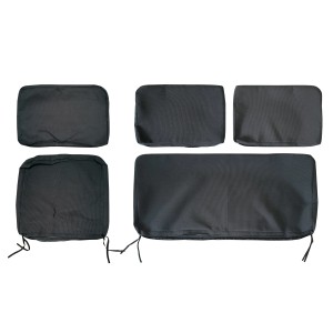 Ersatz-Kissenbezüge für Olary Sofa-Lounge-Set Dunkelgrau