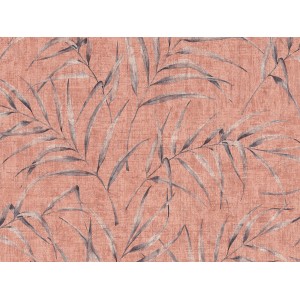 A.S. Création Vliestapete Greenery mit Farnmuster in Rot-Schwarz.