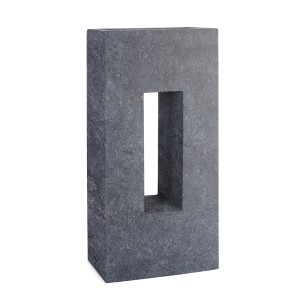 Pflanzwerk Pflanzkübel Vista Premium Frostbeständig Lava 92 cm Anthrazit