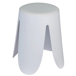 Wenko Badhocker Comiso Ø 44,5 cm x 46 cm Weiß Matt