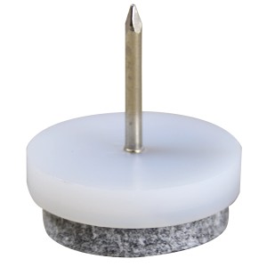 Wagner Filzgleiter-Set EH0820 Ø 20 mm x 24 mm Weiß 4-tlg.