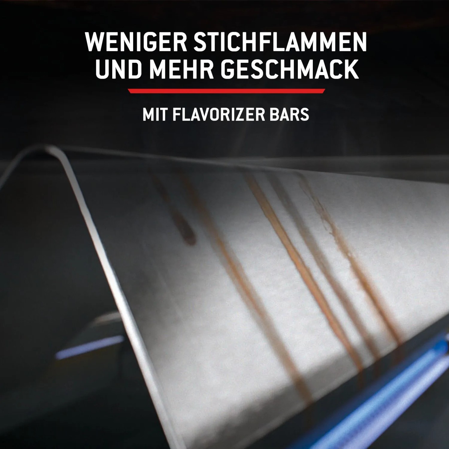 Weber Gasgrill Spirit E-210: Flavorizer Bars für weniger Stichflammen und mehr Aroma.