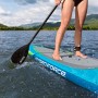 Bestway SUP Board Aqua Journey im Einsatz auf dem Wasser mit Paddel und Person.