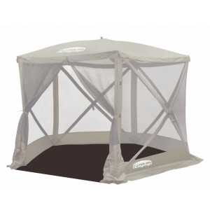 Claptop Boden für Faltpavillon 500 Schwarz 291 cm x 277 cm